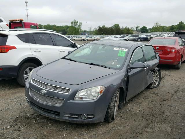1G1ZK57778F156152 - 2008 CHEVROLET MALIBU LTZ ნაცრისფერი ფოტო 2