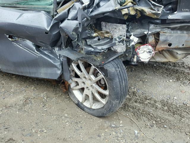 1G1ZK57778F156152 - 2008 CHEVROLET MALIBU LTZ ნაცრისფერი ფოტო 9