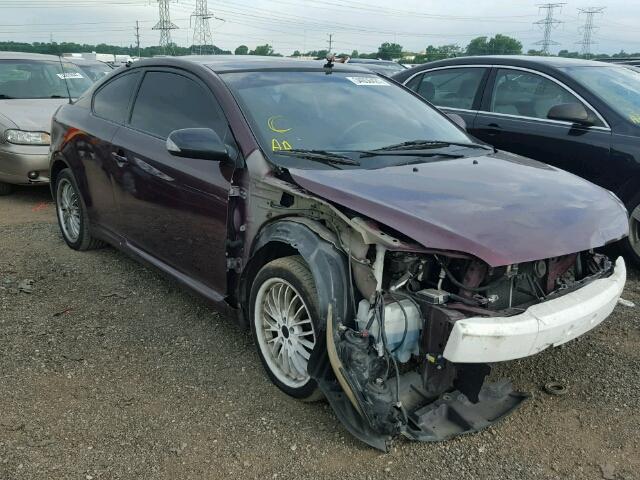 JTKDE177450024832 - 2005 TOYOTA SCION TC 栗色 照片 1