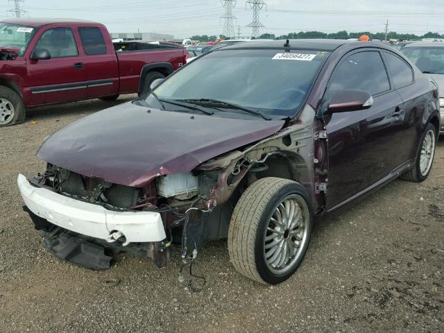 JTKDE177450024832 - 2005 TOYOTA SCION TC 栗色 照片 2