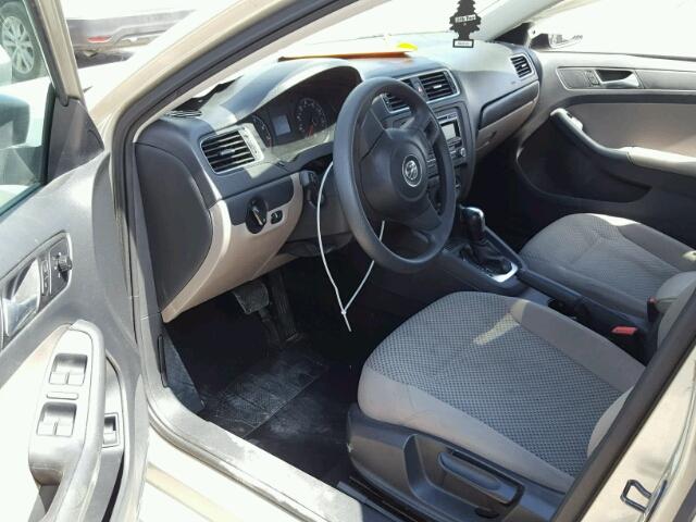 3VW2K7AJ5EM334707 - 2014 VOLKSWAGEN JETTA BASE Շագանակագույն լուսանկար 9