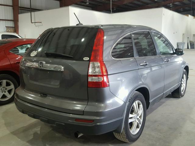 5J6RE3H77AL046575 - 2010 HONDA CR-V EXL GRAY photo 4