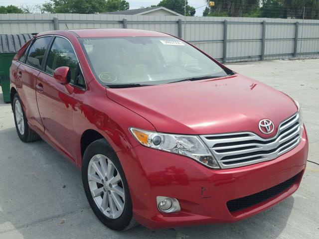 4T3ZA3BB4AU035657 - 2010 TOYOTA VENZA BASE RED photo 1