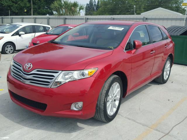 4T3ZA3BB4AU035657 - 2010 TOYOTA VENZA BASE RED photo 2