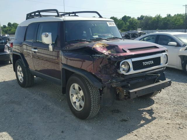 JTEBU11F570007960 - 2007 TOYOTA FJ CRUISER MAROON photo 1