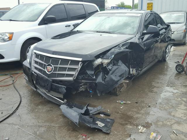 1G6DF577580138003 - 2008 CADILLAC CTS BLACK photo 2