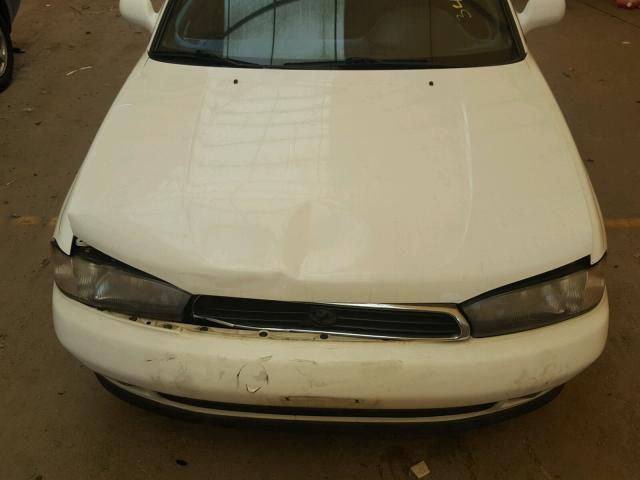 4S3BK6756T7316487 - 1996 SUBARU LEGACY GT WHITE photo 7