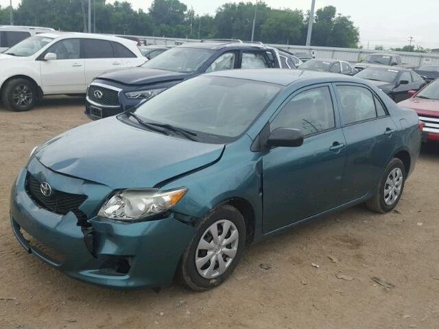 1NXBU40E69Z003633 - 2009 TOYOTA COROLLA/S/ GREEN photo 2