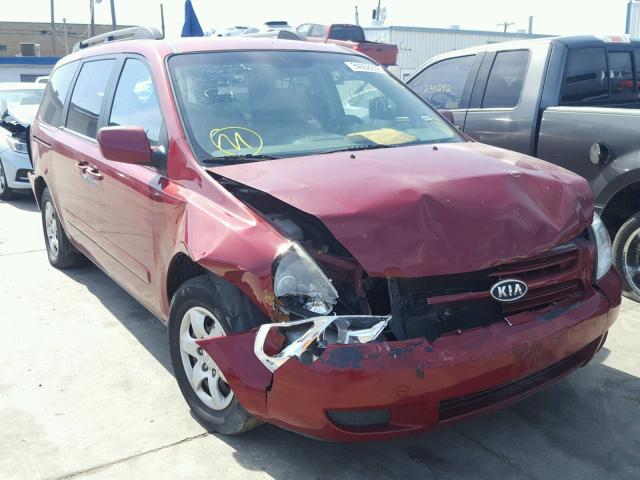 KNDMB233366060194 - 2006 KIA SEDONA EX BURGUNDY photo 1