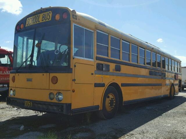 1T7YU4A2081295401 - 2008 THOMAS SCHOOL BUS YELLOW photo 2