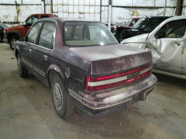 1G4AG5542R6447539 - 1994 BUICK CENTURY SP MAROON photo 3