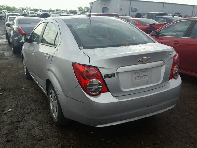 1G1JA5SH5E4172342 - 2014 CHEVROLET SONIC LS 灰色 照片 3