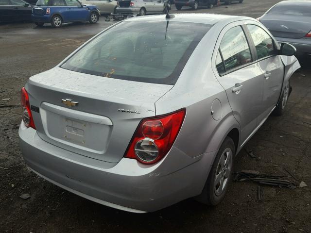 1G1JA5SH5E4172342 - 2014 CHEVROLET SONIC LS 灰色 照片 4