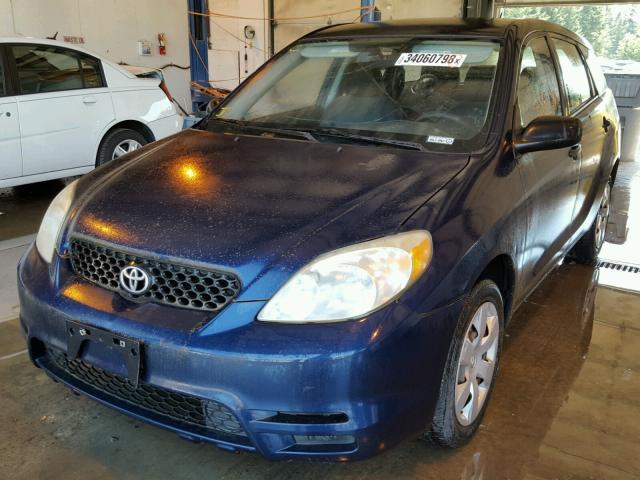 2T1KR32E93C023974 - 2003 TOYOTA COROLLA MA BLUE photo 2
