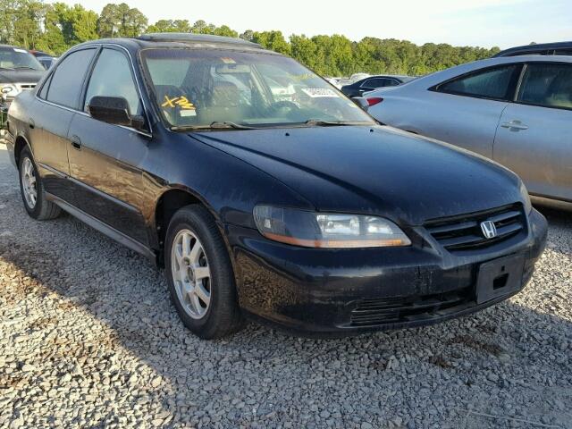 1HGCG56792A036696 - 2002 HONDA ACCORD SE BLACK photo 1