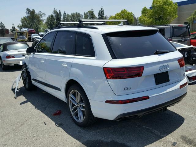 WA1VAAF78JD015296 - 2018 AUDI Q7 PRESTIG WHITE photo 3