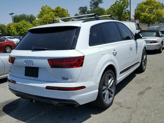 WA1VAAF78JD015296 - 2018 AUDI Q7 PRESTIG WHITE photo 4