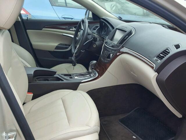 2G4GK5EX6E9198605 - 2014 BUICK REGAL TAN photo 5