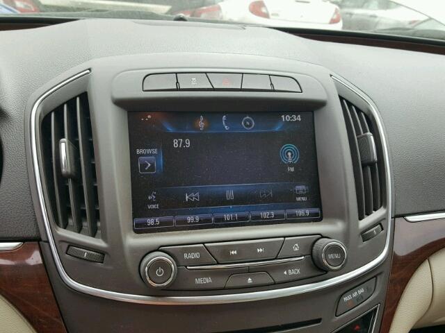 2G4GK5EX6E9198605 - 2014 BUICK REGAL TAN photo 9