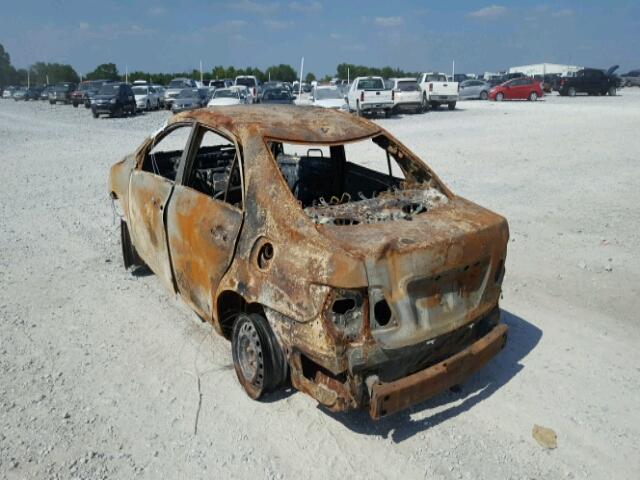 1NXBU4EE4AZ345174 - 2010 TOYOTA COROLLA BA BURN photo 3