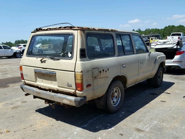 JT3FJ60G3D0067984 - 1983 TOYOTA LAND CRUIS TAN photo 4