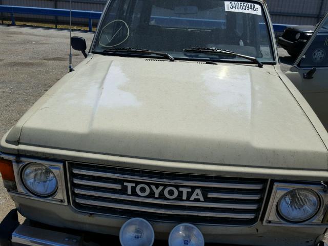 JT3FJ60G3D0067984 - 1983 TOYOTA LAND CRUIS TAN photo 7