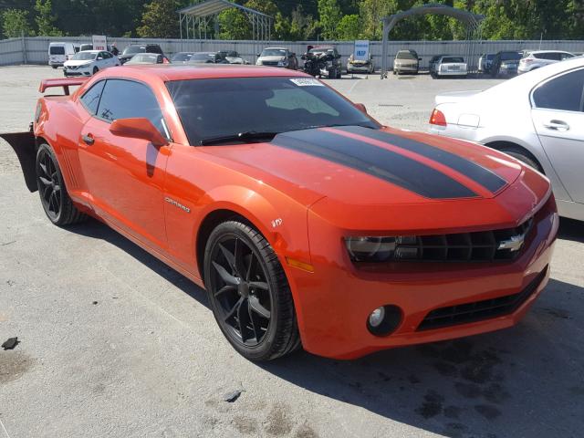 2G1FB1E35C9166174 - 2012 CHEVROLET CAMARO LT ORANGE photo 1