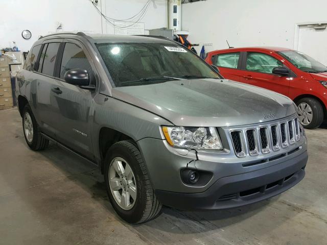 1C4NJCBA8ED552842 - 2014 JEEP COMPASS SP GRAY photo 1