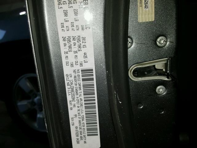 1C4NJCBA8ED552842 - 2014 JEEP COMPASS SP GRAY photo 10