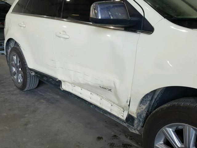 2LMDU68C07BJ05590 - 2007 LINCOLN MKX WHITE photo 9