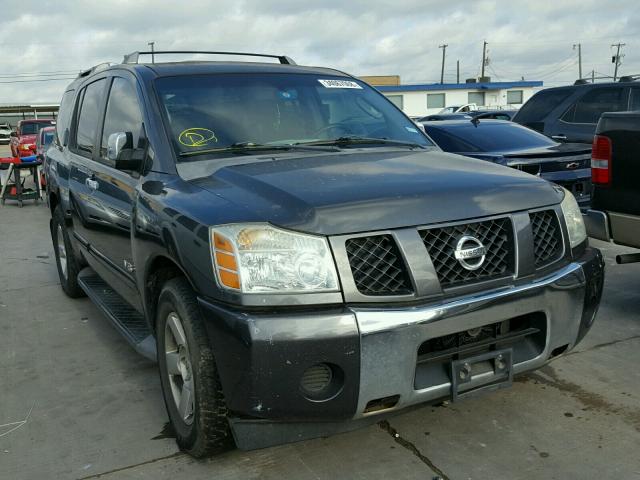 5N1AA08A26N743734 - 2006 NISSAN ARMADA SE CHARCOAL photo 1