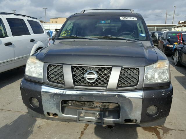 5N1AA08A26N743734 - 2006 NISSAN ARMADA SE CHARCOAL photo 9