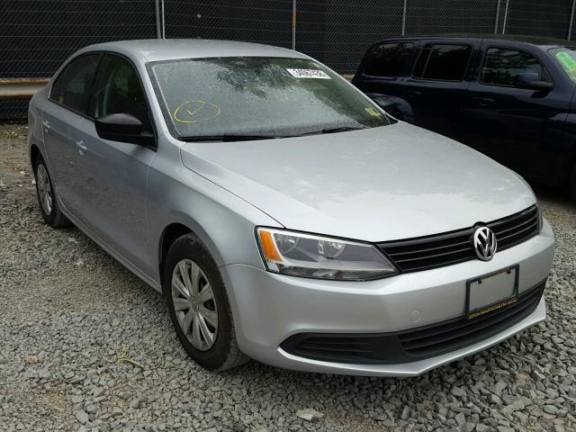 3VW2K7AJ4EM250586 - 2014 VOLKSWAGEN JETTA BASE 银色 照片 1