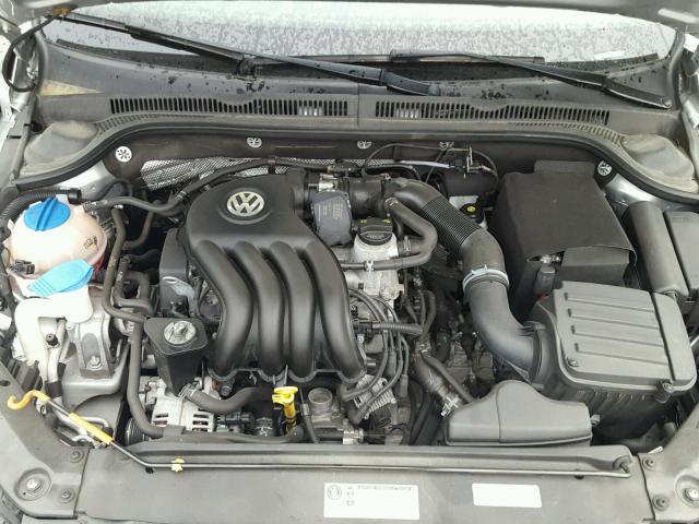 3VW2K7AJ4EM250586 - 2014 VOLKSWAGEN JETTA BASE 银色 照片 7