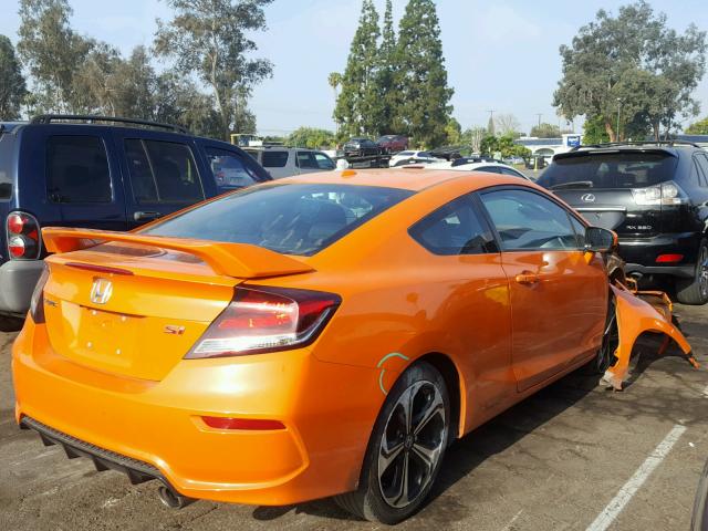 2HGFG4A5XEH702466 - 2014 HONDA CIVIC SI ORANGE photo 4