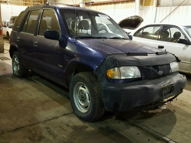 KNDJA723XW5568821 - 1998 KIA SPORTAGE BLUE photo 1