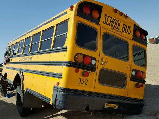 1BAKBCKH65F228977 - 2005 BLUE BIRD SCHOOL BUS YELLOW photo 3