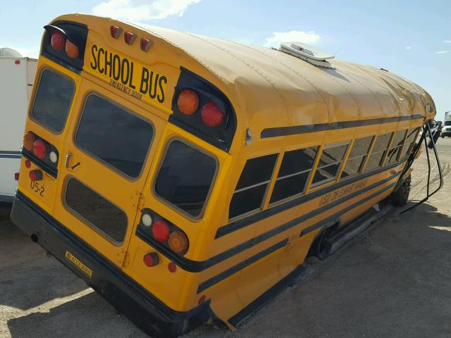 1BAKBCKH65F228977 - 2005 BLUE BIRD SCHOOL BUS YELLOW photo 4