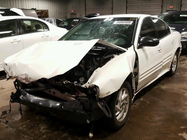 1G2NF52E02M647105 - 2002 PONTIAC GRAND AM S Ağ foto 2