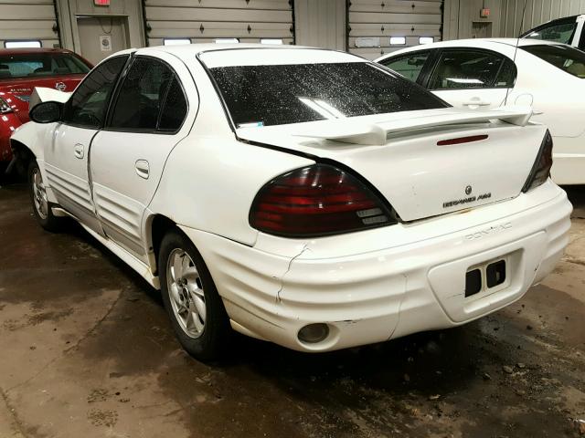1G2NF52E02M647105 - 2002 PONTIAC GRAND AM S Ağ foto 3