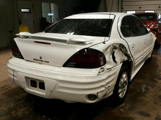 1G2NF52E02M647105 - 2002 PONTIAC GRAND AM S WHITE photo 4