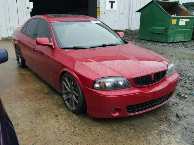 1LNHM87A63Y705780 - 2003 LINCOLN LS RED photo 1
