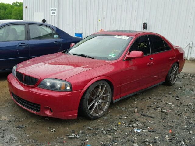 1LNHM87A63Y705780 - 2003 LINCOLN LS RED photo 2