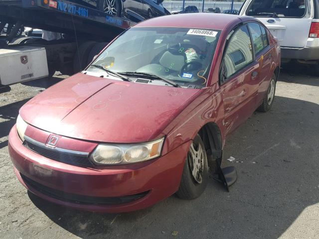 1G8AG52FX4Z162244 - 2004 SATURN ION LEVEL 栗色 照片 2