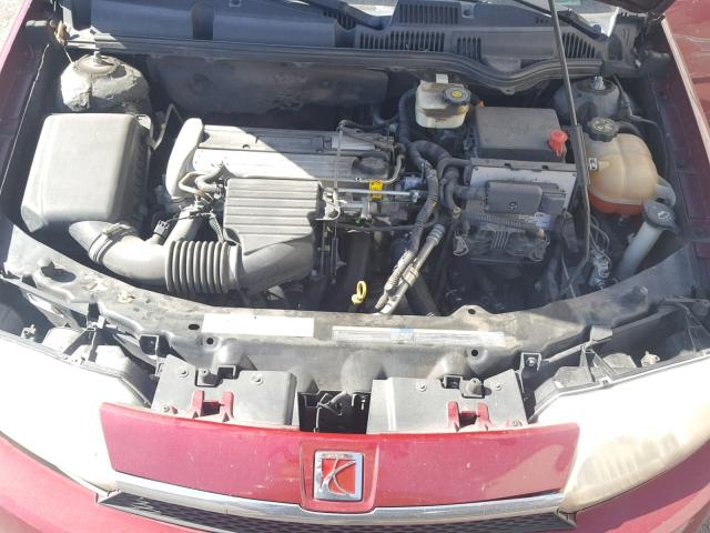 1G8AG52FX4Z162244 - 2004 SATURN ION LEVEL 栗色 照片 7