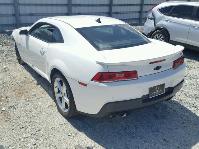 2G1FG1EW7F9269323 - 2015 CHEVROLET CAMARO SS WHITE photo 3