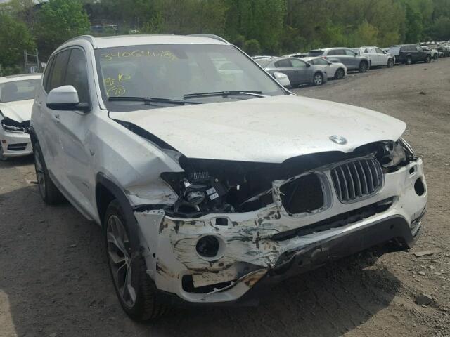 5UXWX9C38H0W79817 - 2017 BMW X3 XDRIVE2 WHITE photo 1