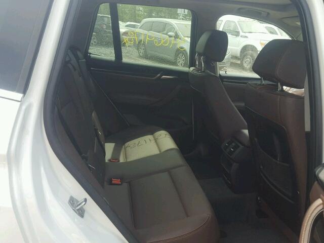 5UXWX9C38H0W79817 - 2017 BMW X3 XDRIVE2 WHITE photo 6