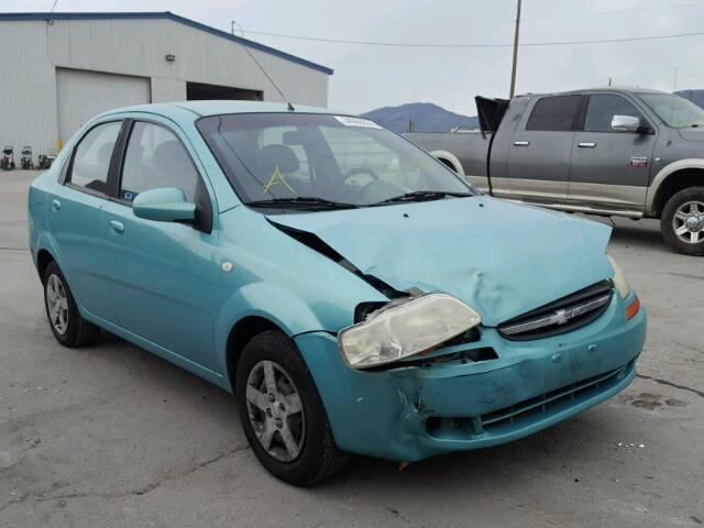 KL1TD52695B286112 - 2005 CHEVROLET AVEO BASE Bleu photo 1