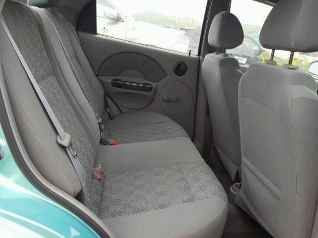 KL1TD52695B286112 - 2005 CHEVROLET AVEO BASE Bleu photo 6